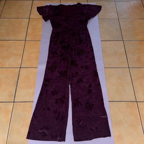 Silver Forest Purple Sheath Jumpsuit Wedding Guest 28 - Picture 1 of 14